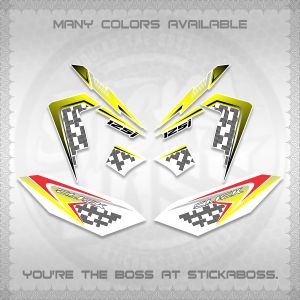 CLICK 125 V4 VIETNAM FOR WHITE DECALS (2026 TERBARU MOTIF DESIGN) STICKER KITS BY STICKABOSS