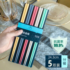 SET 5 ĐÔI ĐŨA ĂN KIỂU NHẬT mix nhiều màu MORANDI xinh xắn - đũa ăn dụng cụ gắp đũa kiểu Nhật - đũa sợi thủy tinh kháng khuẩn