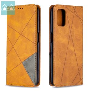 Ốp Lật Cho OPPO A52 A72 A92 Ốp Điện Thoại Kiêm Ví Đựng Tiền Có Khe Cắm Thẻ Từ Tính Màu Hỗn Hợp