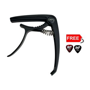 คาโป้กีตาร์ CP-02 อะลูมิเนียมแท้ ถอดหมุดได้ หนีบแน่น (ฟรีปิ๊ก 2 ชิ้น)