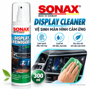 Chai Xịt Vệ Sinh Màn Hình Ô Tô SONAX Display Cleaner 392100 300ml Làm Sạch Dấu Vân Tay Vết Dầu