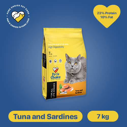 Pro s Choice Cat Food Tuna and Sardines All Life Stages 7kg