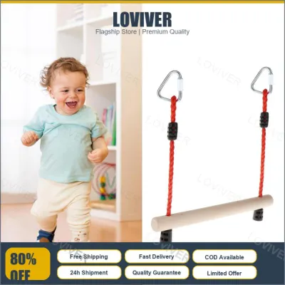 Training Equipment for Kids - Monkey Bars Fitness Gymnastic Rod Kids Swing Set Trapeze Stick