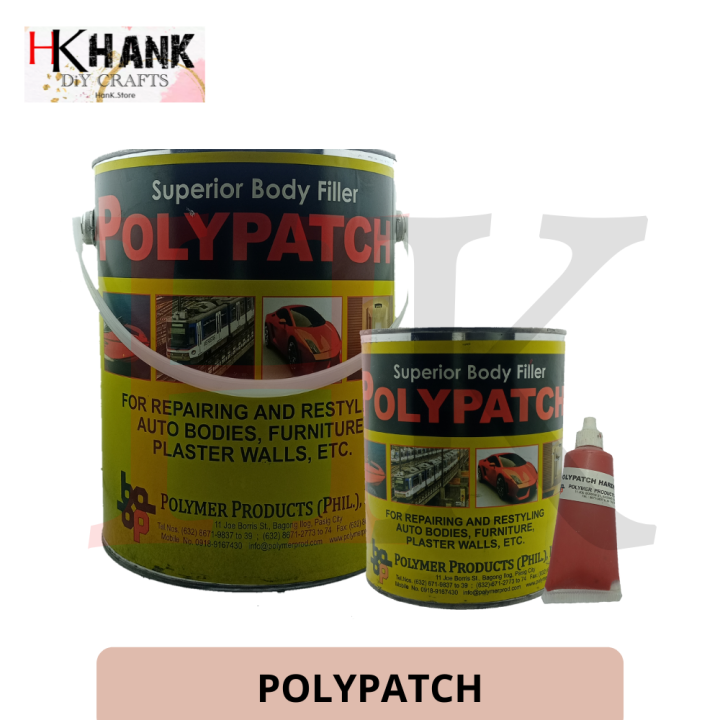 Polypatch Body filler ( masilya ) with hardener Lazada PH