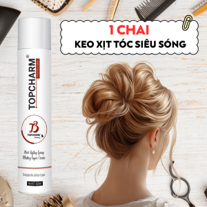 Keo xịt tóc siêu sóng TOPCHARM