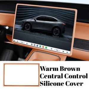 Kail Silicone Central Control Screen Protector Cover for 2026 Onvo L60  Navigation Guard Auto Modification Accessory car durable 9H4B3