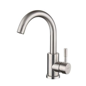 SXH Stainless steel kitchen faucet for hot and cold water gold sink for washing dishes rotating brushed gold bar counter faucet