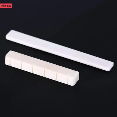 [LIXIAOJU] White Guitar Parts 6 String Classical Guitar Bone Bridge Saddle And Nut Set