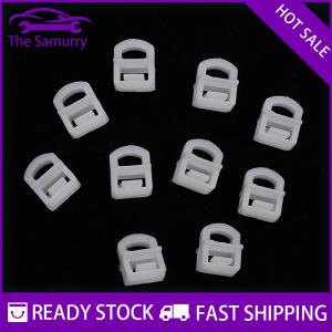 Samurry ✨Hot Sale✨ 10pcs Car Curtain Track Wheel Truck Curtain Buckle Car Curtain Track Suspension Ring Pulley Sliding Ball Curtain Rail Clips Hook