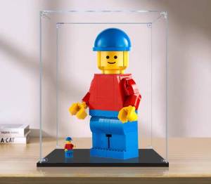 [PRE-ORDER] Display Case Box 40649 Up-Scaled Minifigure (Only display case box No blocks Model)