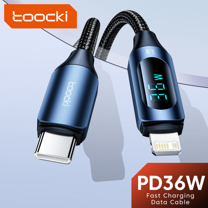 Toocki Fast Charging Type C to Lightning Cable for iPhone USB-C to IOS ...