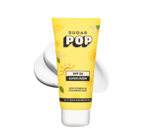 SUGAR POP SPF 50 Sunscreen with Vitamin C and Hyaluronic Acid - 50 gms