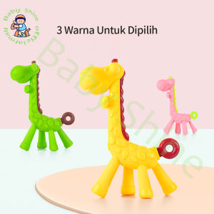 BabyShine Gigitan Bayi/Teether bayi/gigitan bayi lembut usia 0-6 bulan/BPA free