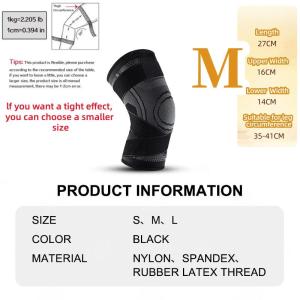 1PCS Sports Leg Knee Support Brace Wrap Protector Leg Compression Kneepad Pad Knee Sports Fitness
