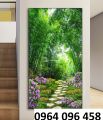 Mẫu tranh gạch 3d ốp tường phòng khách - 873SM. 