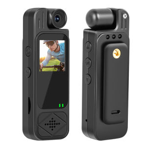 2K Mini Body Camera 1080P HD Sports CameraRotatable Night Vision Digital Video Recorder 1.3inch Bodycam Police Camera