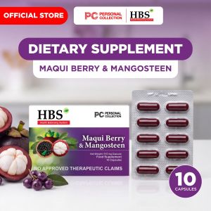 HBS Maqui Berry & Mangosteen Food Supplement Capsule 10s