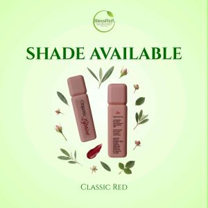Blessrich Organic Lip Tint – transferproof Natural Long-Lasting Lip & Cheek Stain Smudge-Resistant