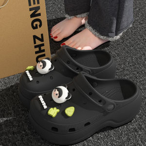 [Free Shipping] WomenS Summer New Style Outdoor Soft-Soled Cute And Stylish DIY Non-Slip Beach Sandals With A Closed-Toe Design
