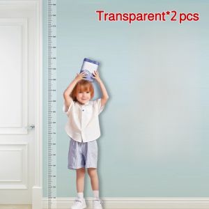 Height Sticker Wall Sticker Cartoon Transparent Sticker Accurate Measurement/Cute Practical For Bedroom Kids Adults Home Decor