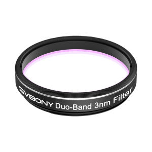 Svbony SV220 Telescope Filter H-Alpha and OIII 3nm Dual-Band 1.25 inch/2inch Narrowband Filter for Astrophotography