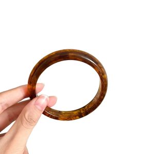 WATER Minimalist Chunky Bracelets Antique Style Geometric Resin Bangles Creative Charm Retro Hand Ring Women