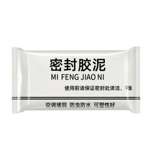 10PCS Air Conditioning Hole Sealant Waterproof Pipe Seal Repair Sealing Clay Quick Mending Mud for Drain ConnectionWall Hole