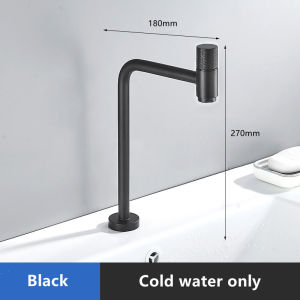 Bathroom Faucet cold water only faucet 304 stainless steel mop pool faucet rotatable extended kitchen sink tap deck mountedFast shipping