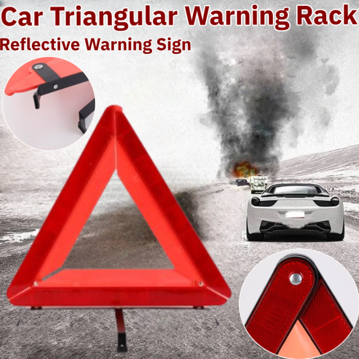 Car Triangular Warning Rack Vehicle Car Parking Safety Fault Triangle ...
