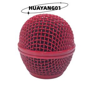HUAYANG01 [2023 new HOT FASHION] 1 cái cho shure sm58 Micro không dây thay thế kim loại microphone lưới tản nhiệt thay thế chuyên nghiệp bên Mic đầu phần