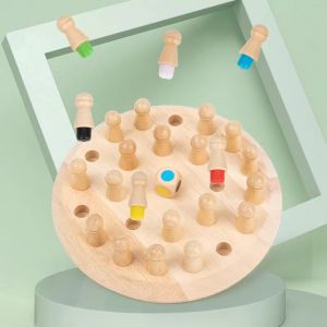 YiGo (Memory Chess) Wooden Memory Chess 3D Puzzle Memory Game 记忆挑战棋 挑战脑力游戏 智力游戏 大脑发育游戏