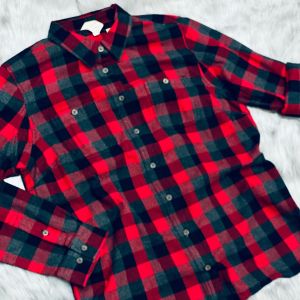 Áo khoác Áo sơ mi flannel caro Duluth Trading nữ thu đông xuất khẩu USAchất liệu Cotton thoáng mátcó big size