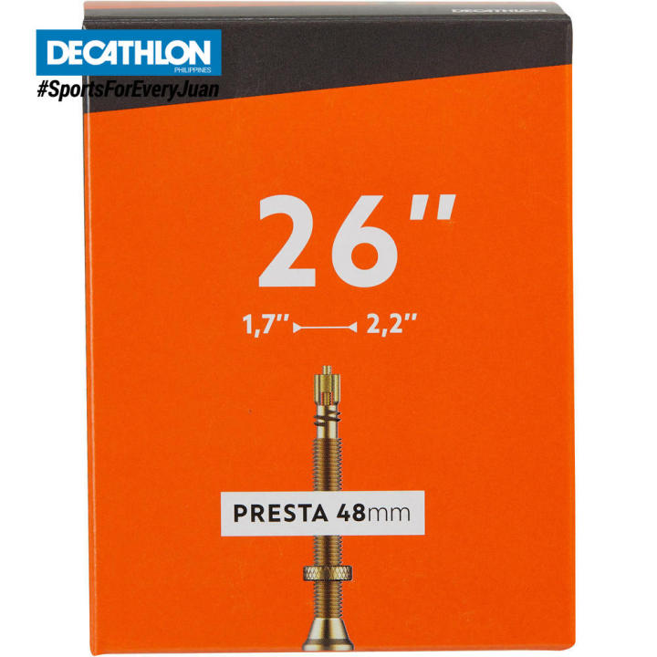 Decathlon Tube Decathlon Btwin Inner Tube 48 Mm Presta Valve