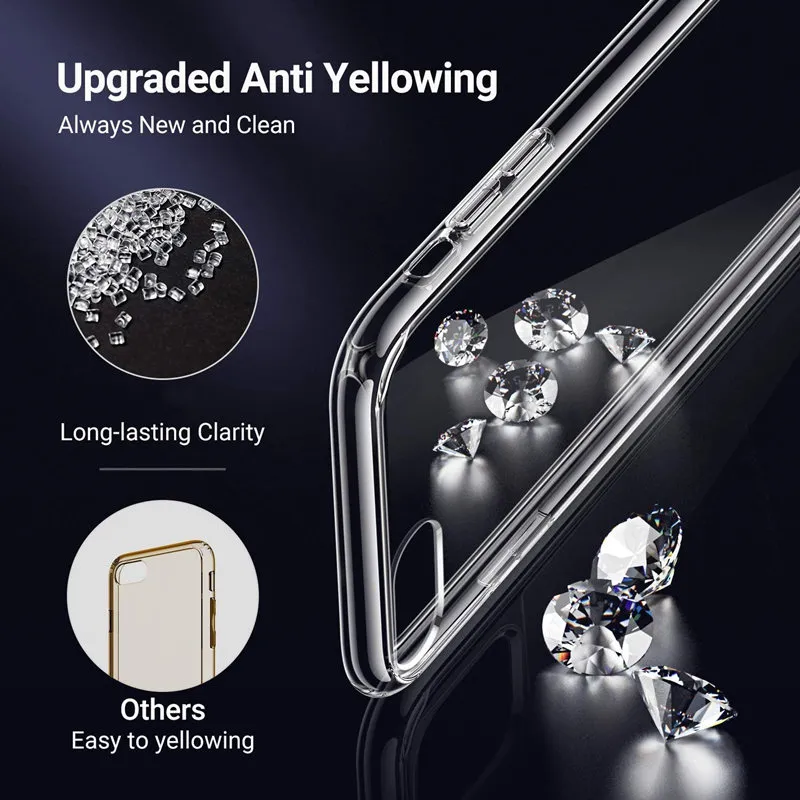 Compatible with Huawei Y6 2018 Phone Case Soft Clear Flexible