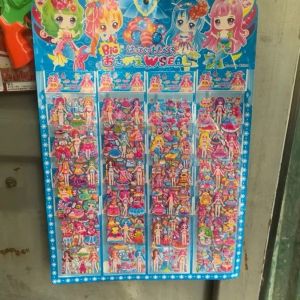 (Sale 40%) Vỉ 20 tấm dán sticker 3D thay trang phục công chúa siêu xinh
