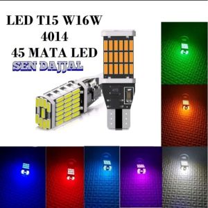 12VOLT 45LED SEN REM VARIO 125 VARIO 150 T10 T15 45SMD Untuk SEIN SENJA KOTA SUPER TERANG