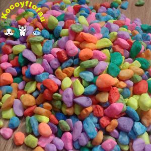 Batu taiwan warna warni 1kg  dekorasi aquarium