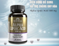 Viên Uống Bổ Sung Hỗ Trợ Chống Oxy Hóa Alpha Lipoic Acid 300 Mg Làm Sáng Da Giảm Lão Hóa. 