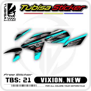 Sticker Striping Vixion New - Stiker Striping Variasi Motor Vixion New. TBS.21