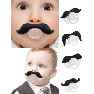 ARAFURA - Dot Empeng Bayi Model Kumis Silicone Baby Pacifier - Black