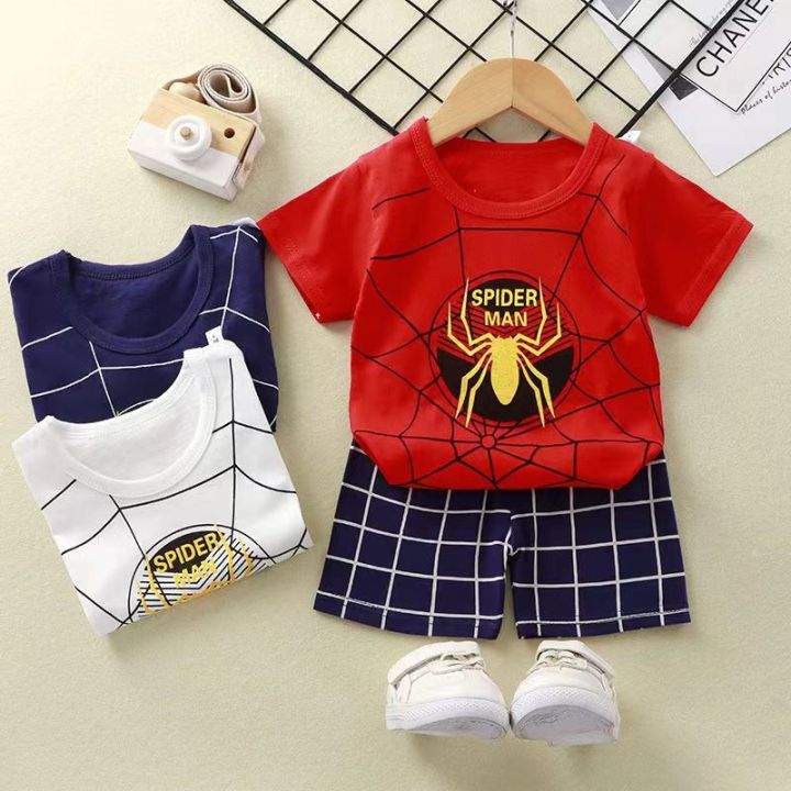 THE DWARVES Boys Shirt Suits Baby Polo Terno Clothes 0-5 Years Child  Print Shirt Shorts Two Sets of Kids Lazada PH