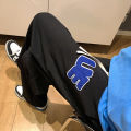 Aesthetic pants for men slocks oversized pants Korean baggy sweatpants wide leg original pants. 