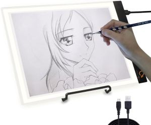 [MY STOCK]A3 A4 A5 LED Copy Board Light Tracing Drawing Board Ultra-Thin Adjustable USB Power Art Craft LED Trace Light Pad-152c4c8b