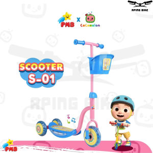 Scooter PMB CAT S-01 Skuter + Musik Anak Otoped Sekuter Roda Tiga Anak
