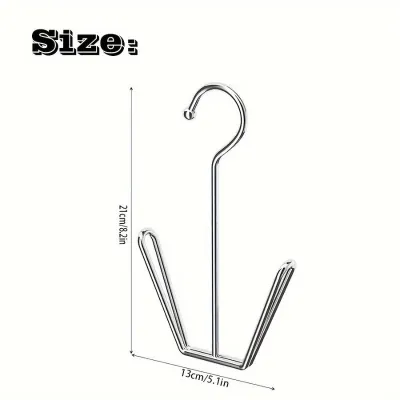 1/3PCS Stainless Steel Shoe Drying Rack with Hook Metal Hanging Shoe Organizer Space Drying Rack