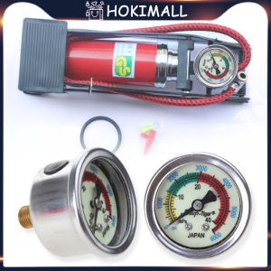 Monometer Pompa Pcp 6000psi \ Pressure Gauge Dual Scale \ Bisa Nyala Di Tempat Gelap