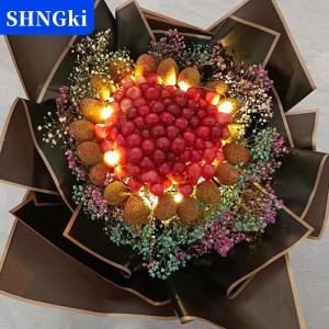 SHNGki 20 Tờ Hoa Giấy Gói Với Các Cạnh Vàng Không Thấm Nước Bó Hoa Bao Bì Sinh Nhật Đám Cưới Kỳ Nghỉ Tự Làm Quà Tặng Cho Mẹ Vợ Cửa Hàng Hoa Nguồn Cung Cấp