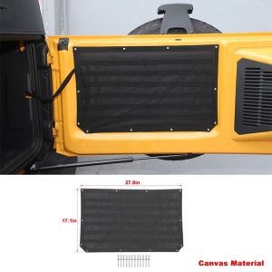 OnlyF U JeCar Tail Door Storage Bag Organizer For Ford Bronco 2021 Up Canvas/Oxford Fabric Pocket Tray Taildoor Inner Car Accessories T2Y7B