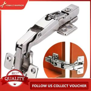 Female Warrior Hardware 165 Degrees Hydraulic Folding Damper Buffer Door Hinge Window Accessories Furniture Supplies