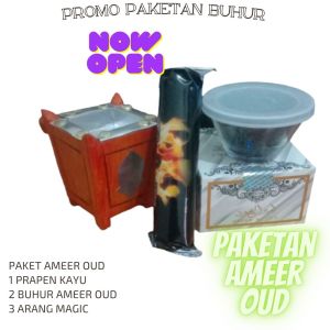 paketan buhur bukhur dupa ameer al oud dan black al oud feresh